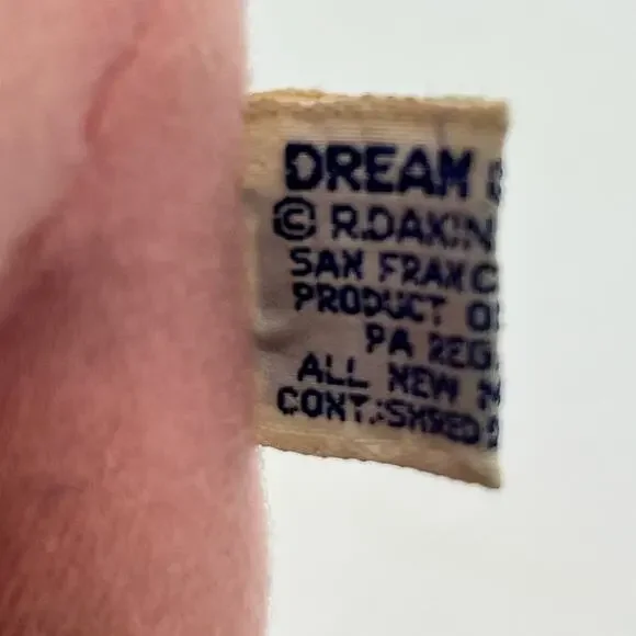 Vintage 70s Dream Pets R.Dakin & Co Dream Pets Pink Elephant Plush Flower Ears - Picture 9 of 11